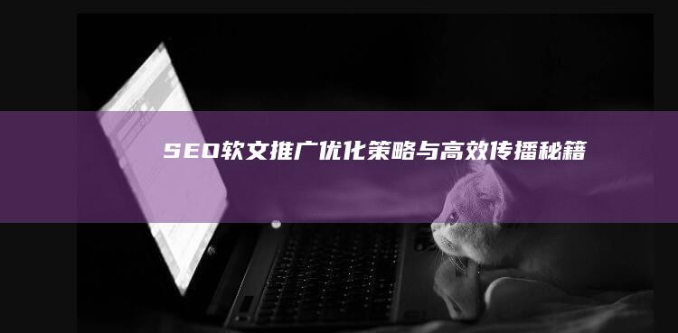 SEO软文推广：优化策略与高效传播秘籍